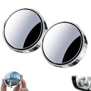 2" HD Glass Frameless Blind Spot Mirrors (2-Pack)